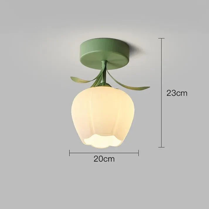 Plafonnier simple avec des mini-fleurs