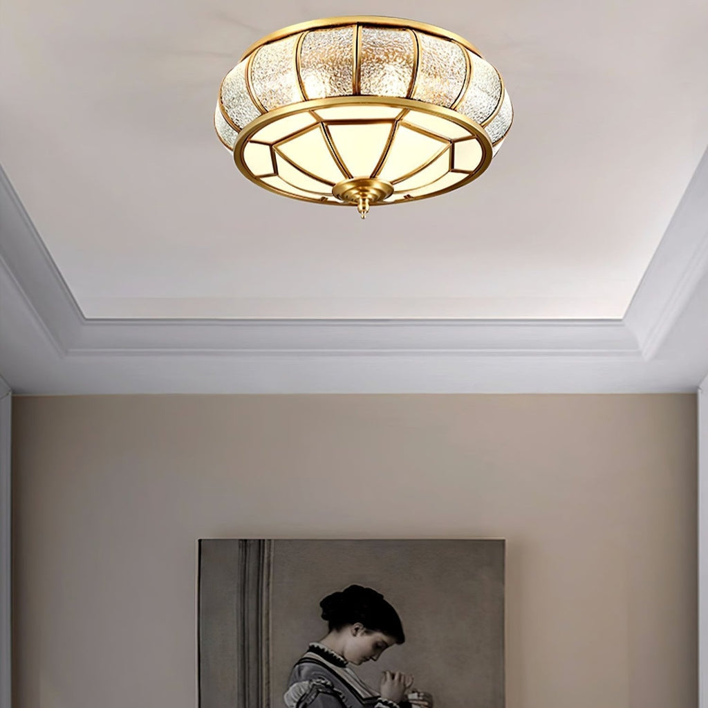 Plafonnier Led en Laiton